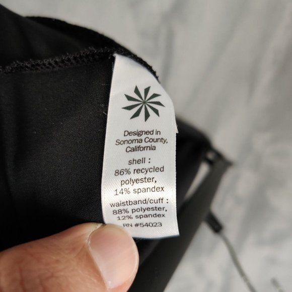 Athleta Soho Jogger Women 2 Black Pull On Pants Elastic Waist Athleisure 28x28 - Picture 8 of 8